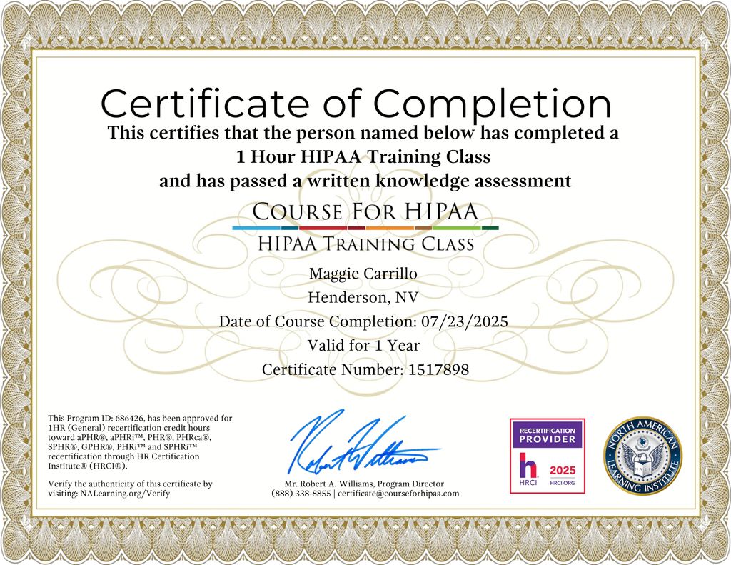 HIPPA CERTIFIED-Confidentiality Pro