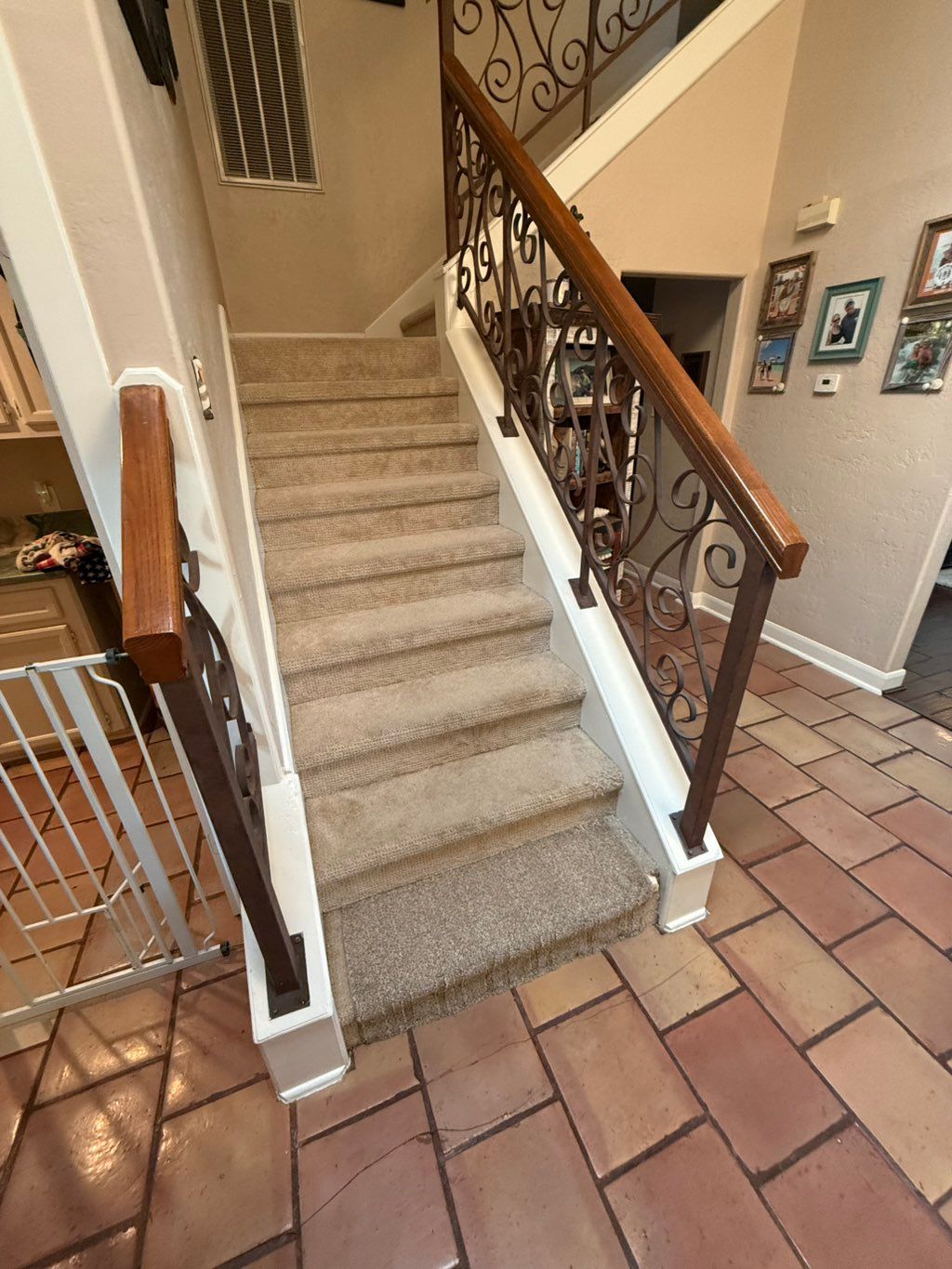 Stair remodel before 