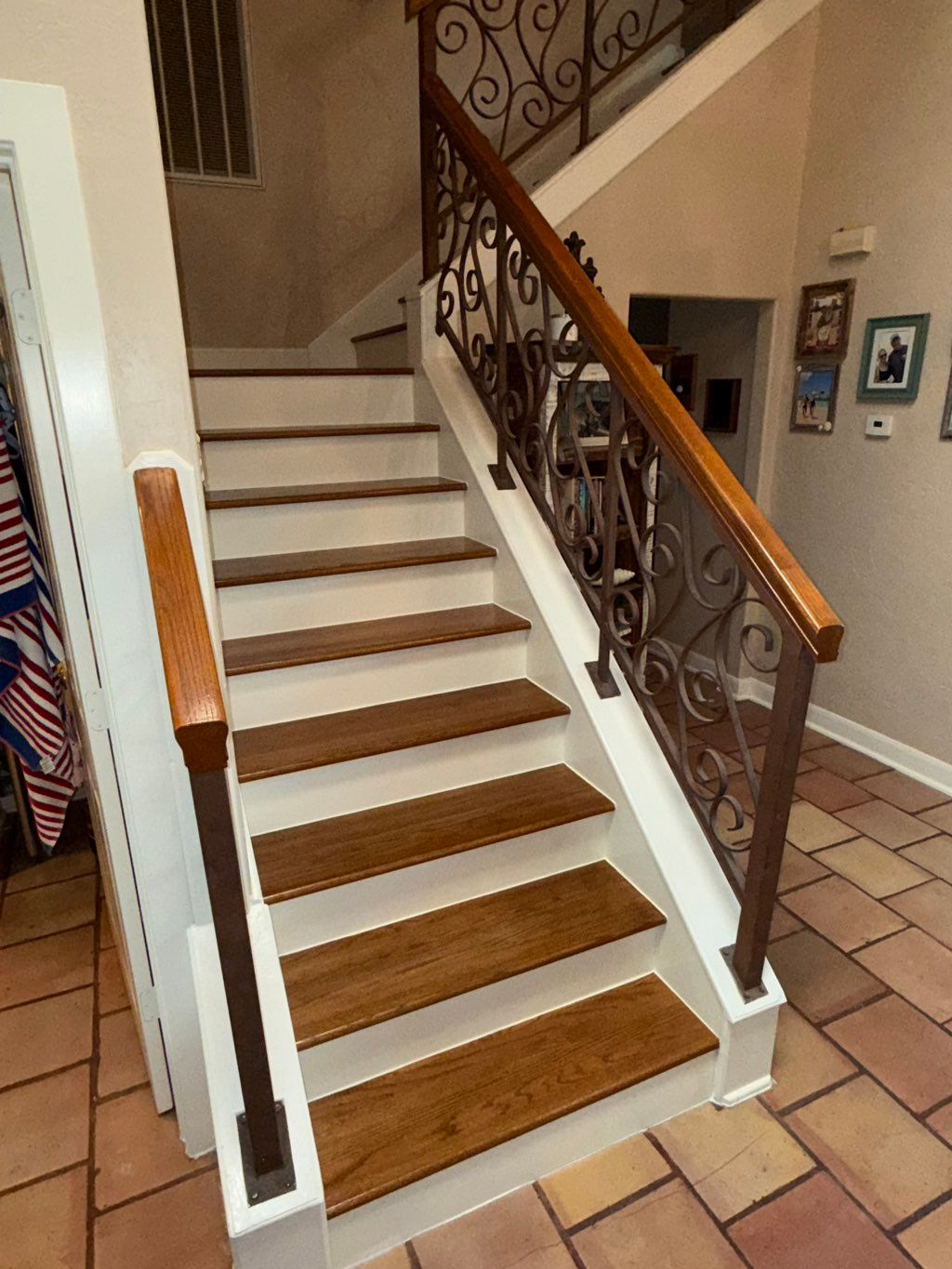 Stair remodel after 