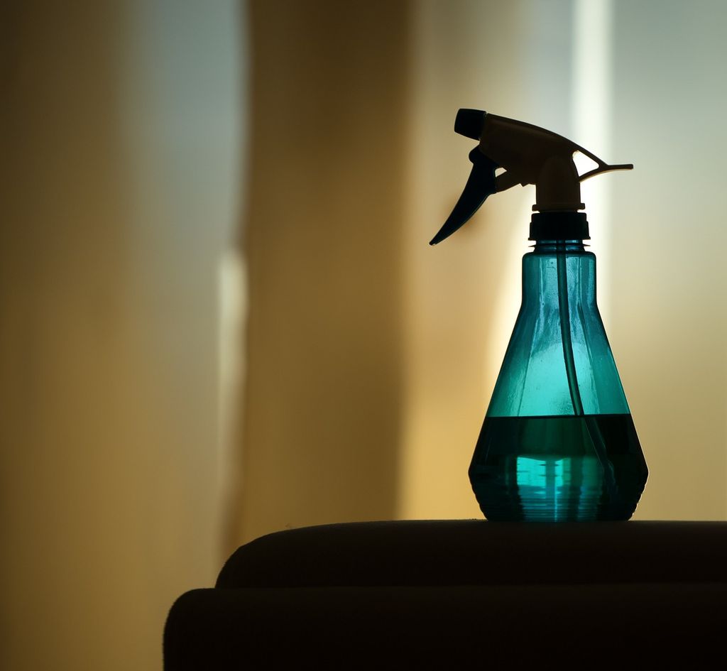 Disinfectant goes along way