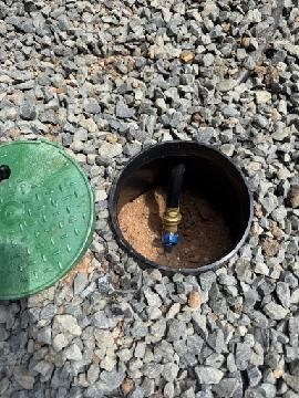 Final hidden hose bib