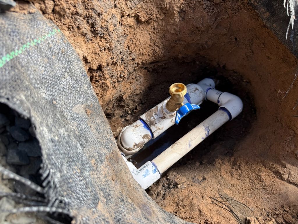 Adding a hidden hose bib