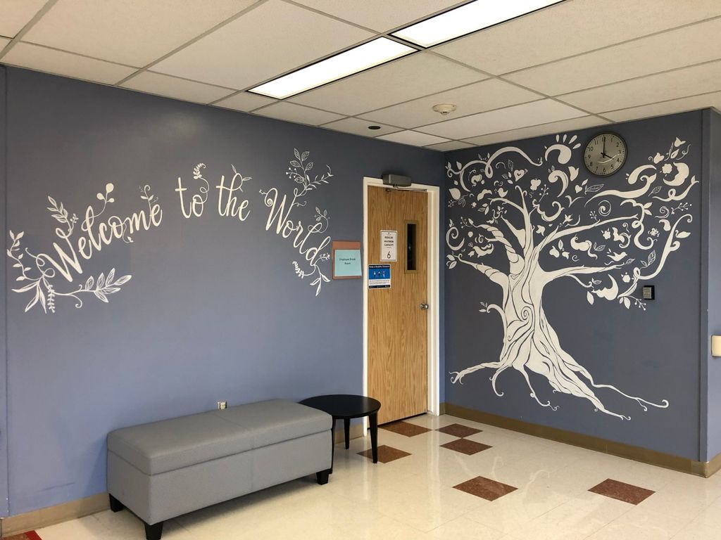 Birthing Center Welcome Mural at O'Connor Hospital