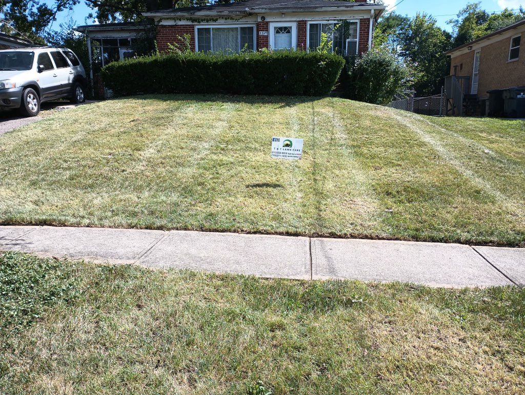 This was a one time mow and weed eating service, n