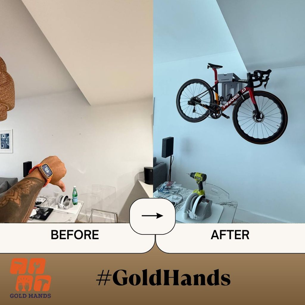 Bicycle Wall Mount Installation 