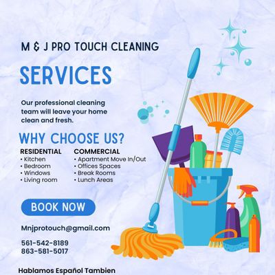 Avatar for M & J Pro touch cleaning Services LLC