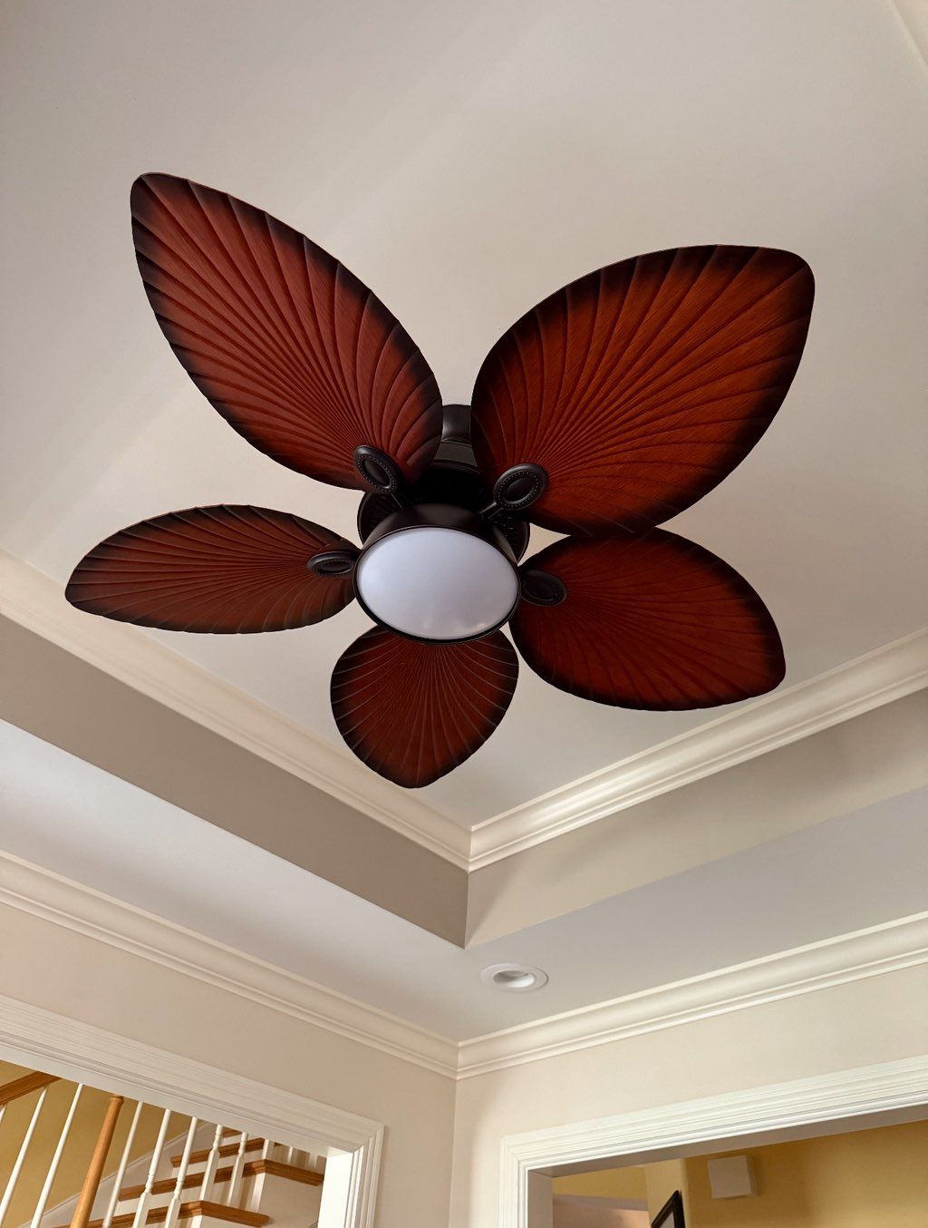 Ceiling fan installed 