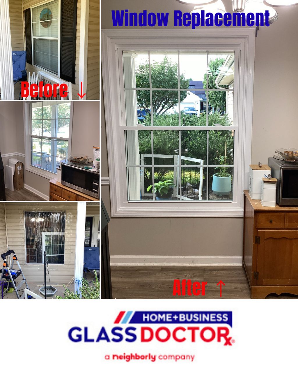 Complete Replacement Vinyl Window