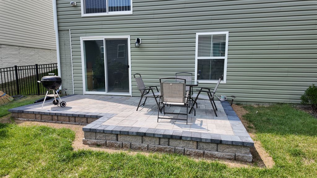 Elevated Stone Patio in Winchester, VA