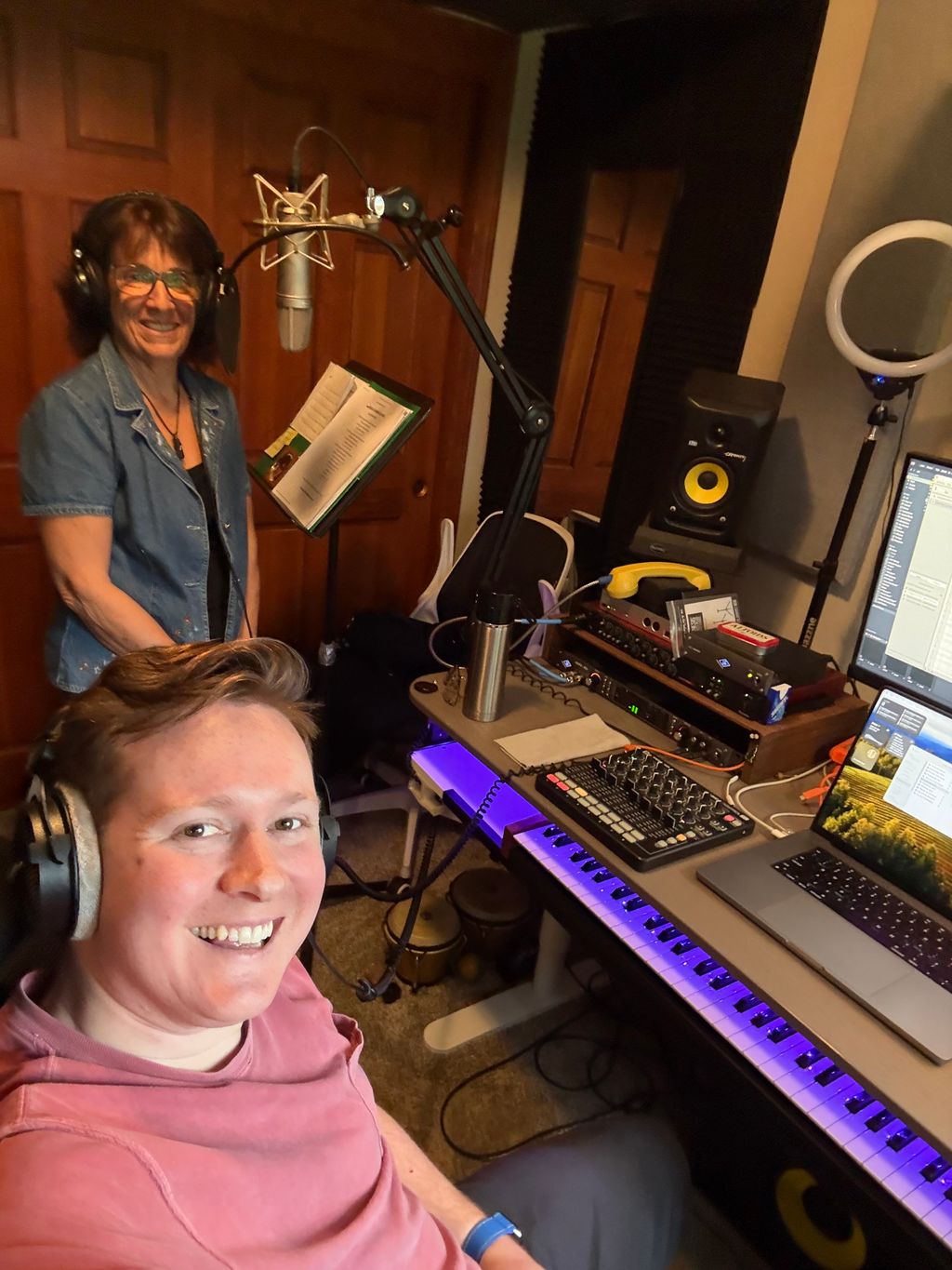 This client recorded her 10 song album while takin