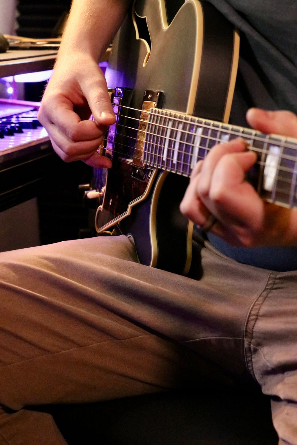 Guitar lessons available along with songwriting an