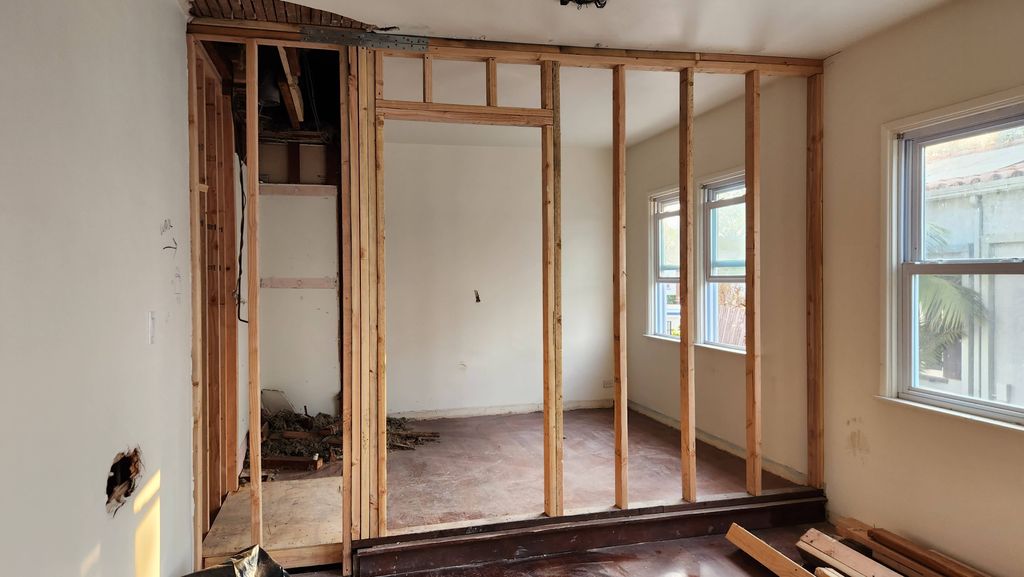 renovation of the internal walls