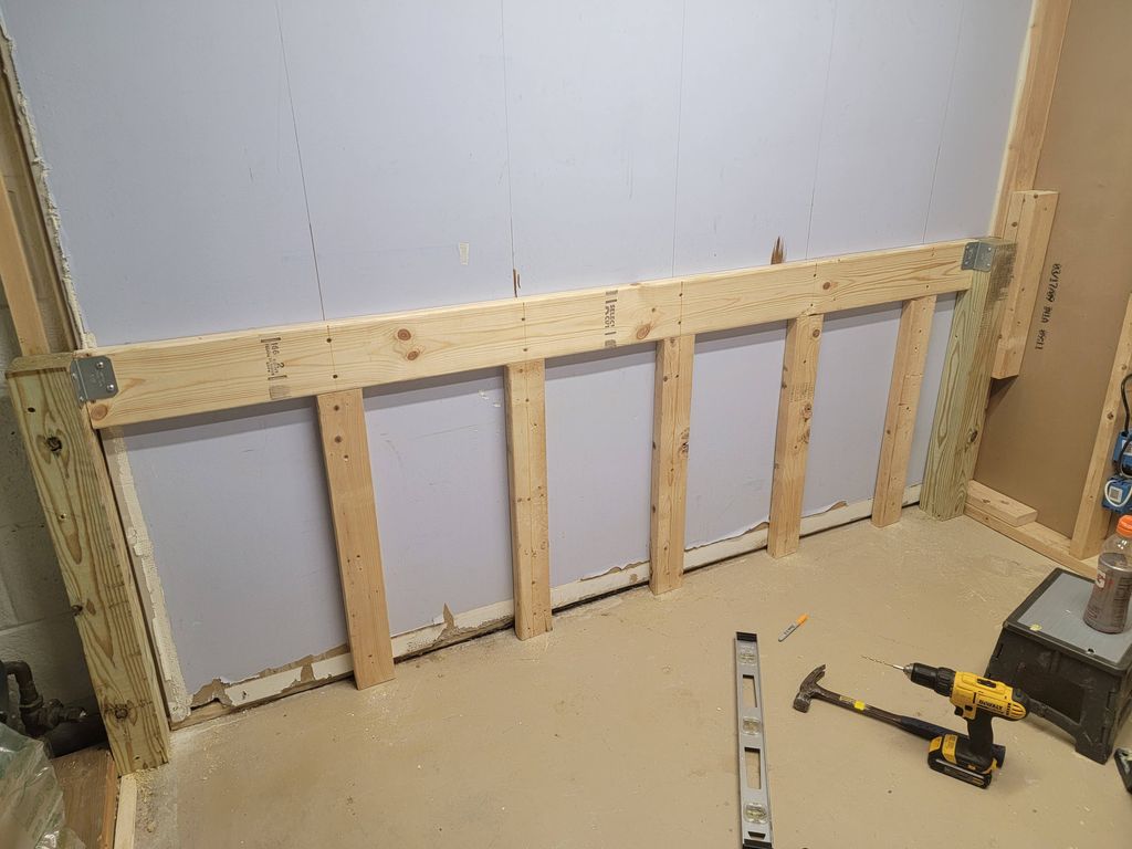 back frame of workbench 