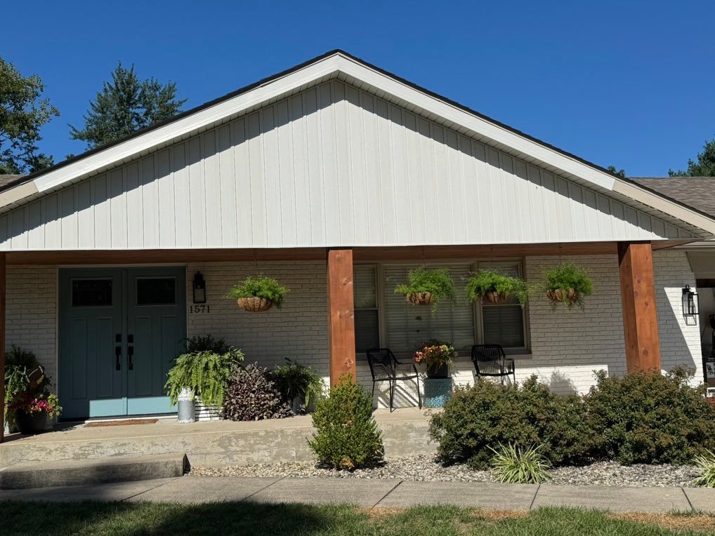 Board & Batten siding and starting fascia 