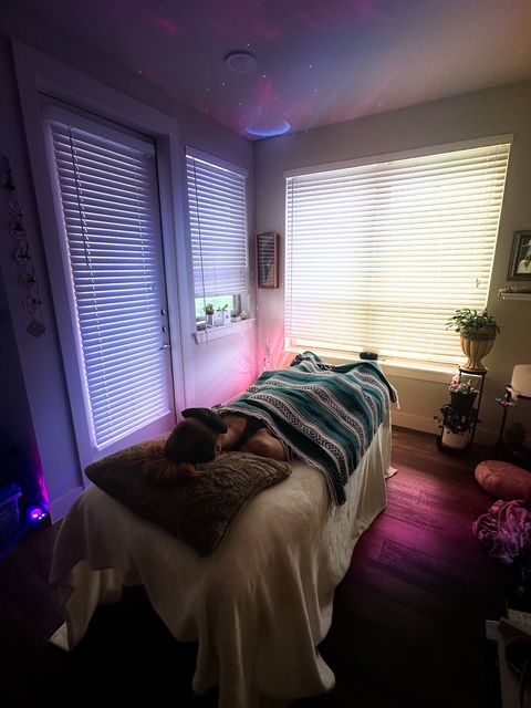 Reiki Session with Client