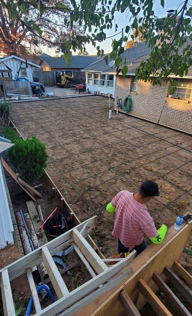 Getting ready for some concrete work