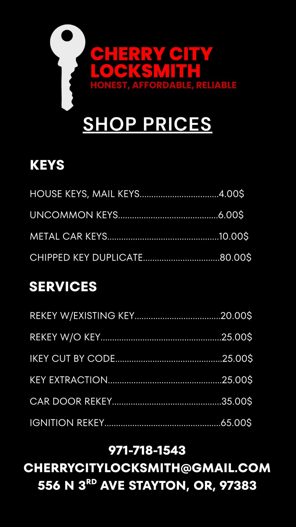 *SHOP PRICES ONLY*
