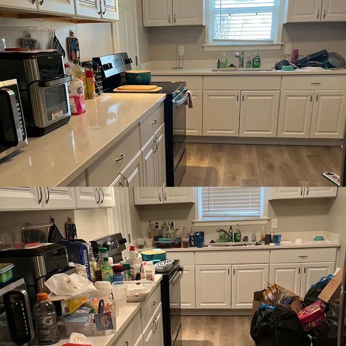 Before and after-Kitchen organization 