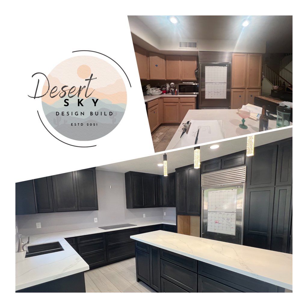 Provided, cabinet installation, new tile floors, n