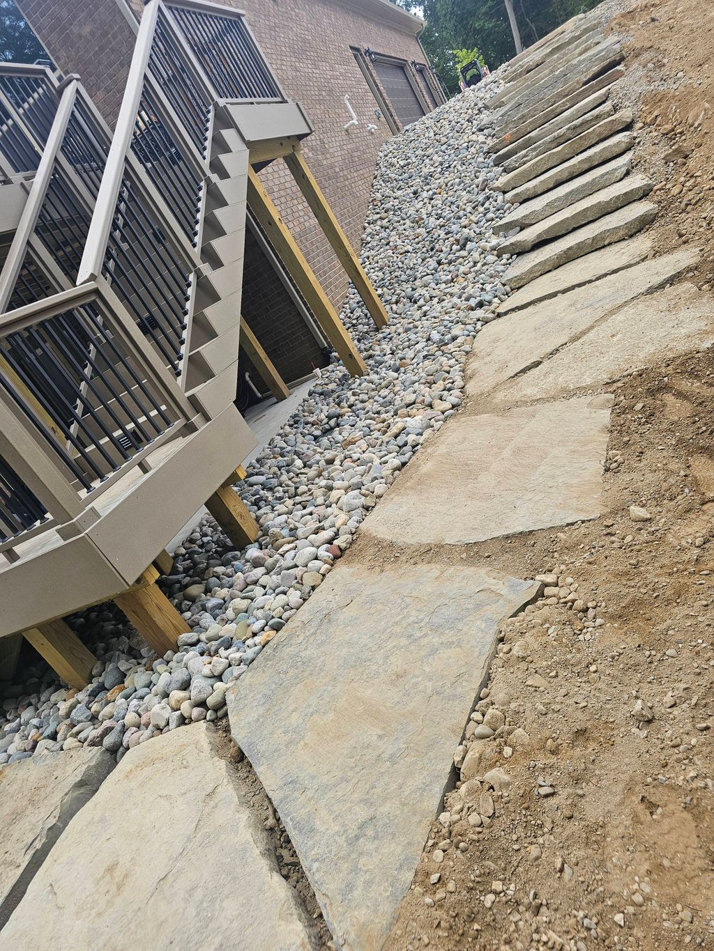 Rock Steps Install