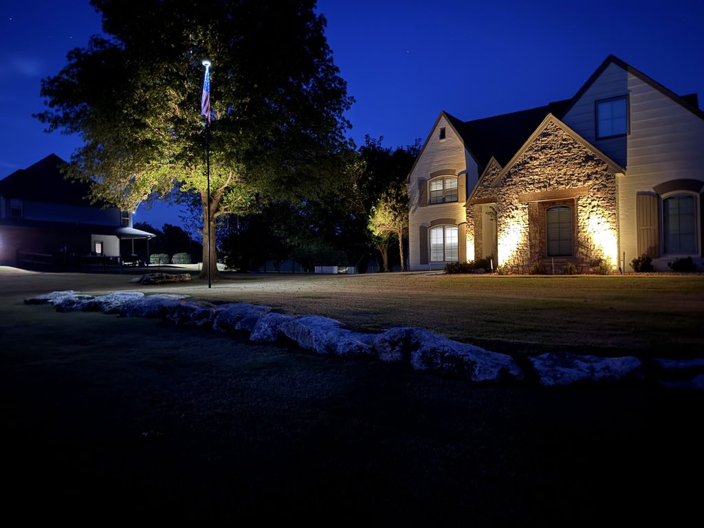 A few lights make a big impact
