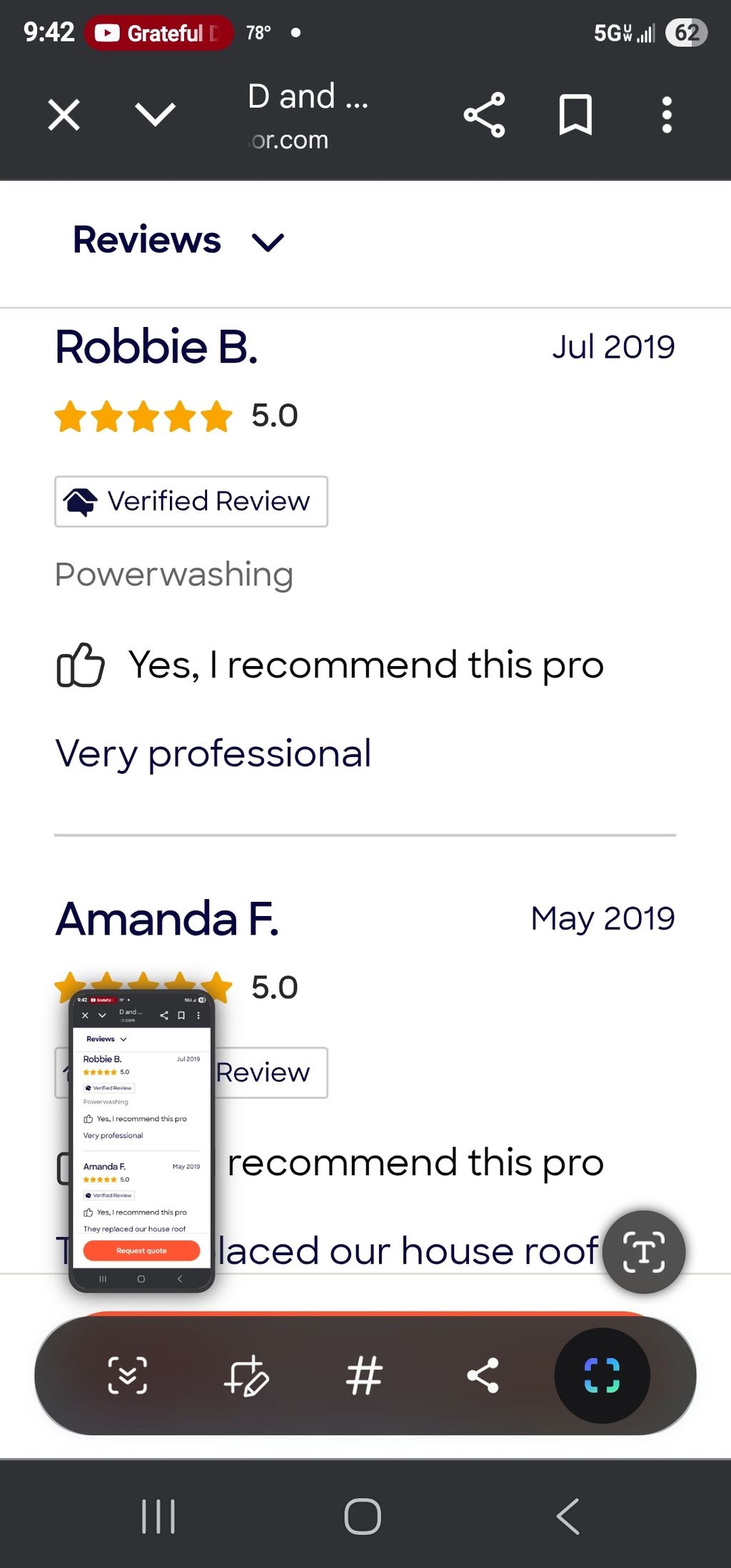 Angie's leads reviews