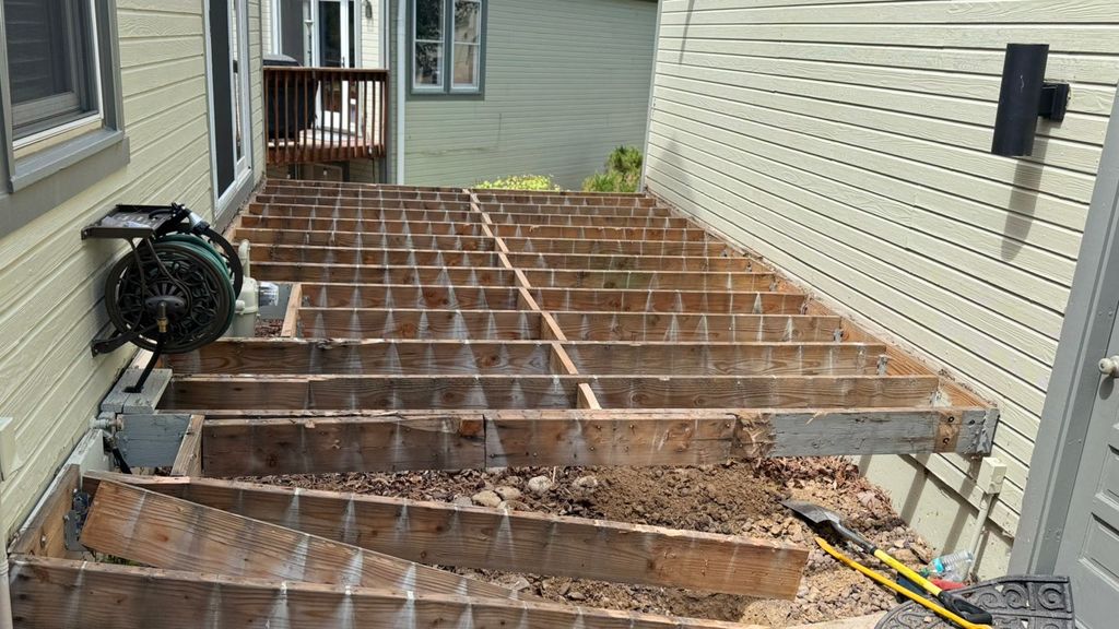 One day of demolition. 