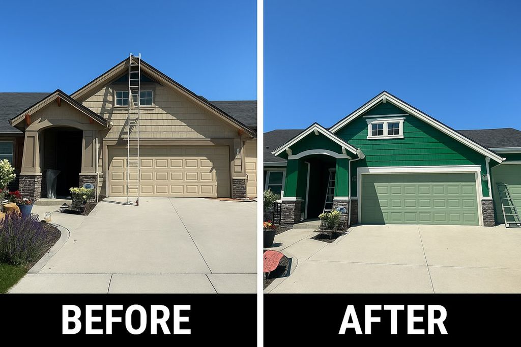 A beautiful before & after!