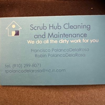 Avatar for Scrub Hub Cleaning and Maintenance Maintenance LLC