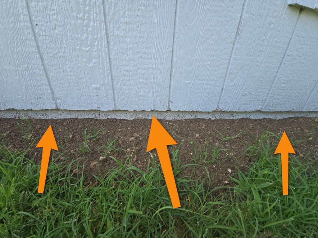 Siding rotting at bottom and too close to the grou