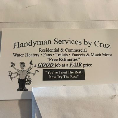 Avatar for Handyman services by Cruz
