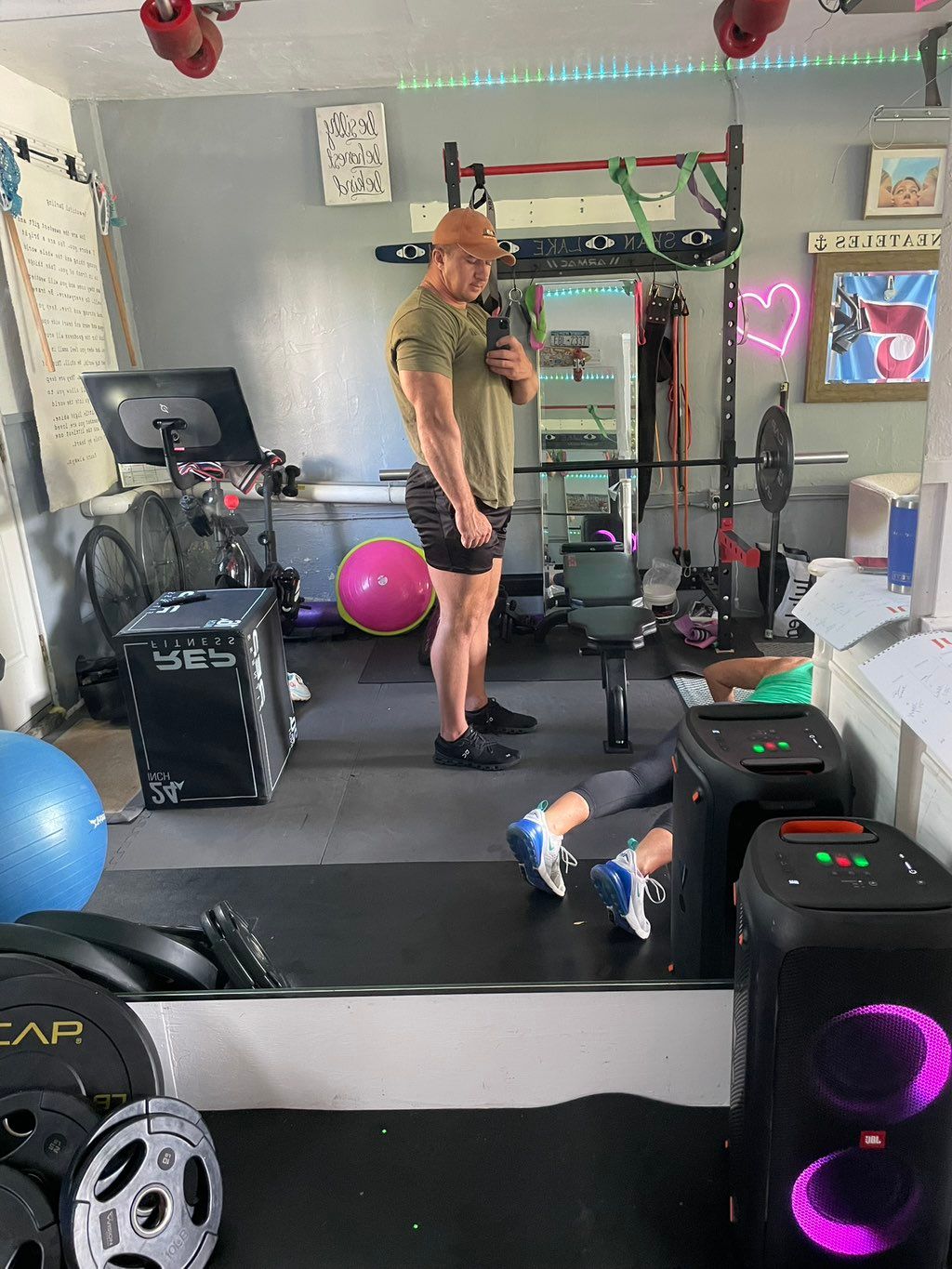 4 times a week training
Working on the muscle mass