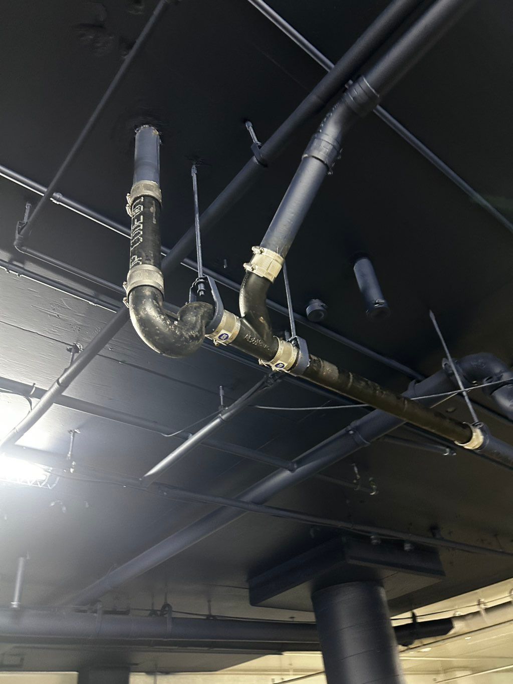 Cast Iron Pipe Replacement at commercial property 