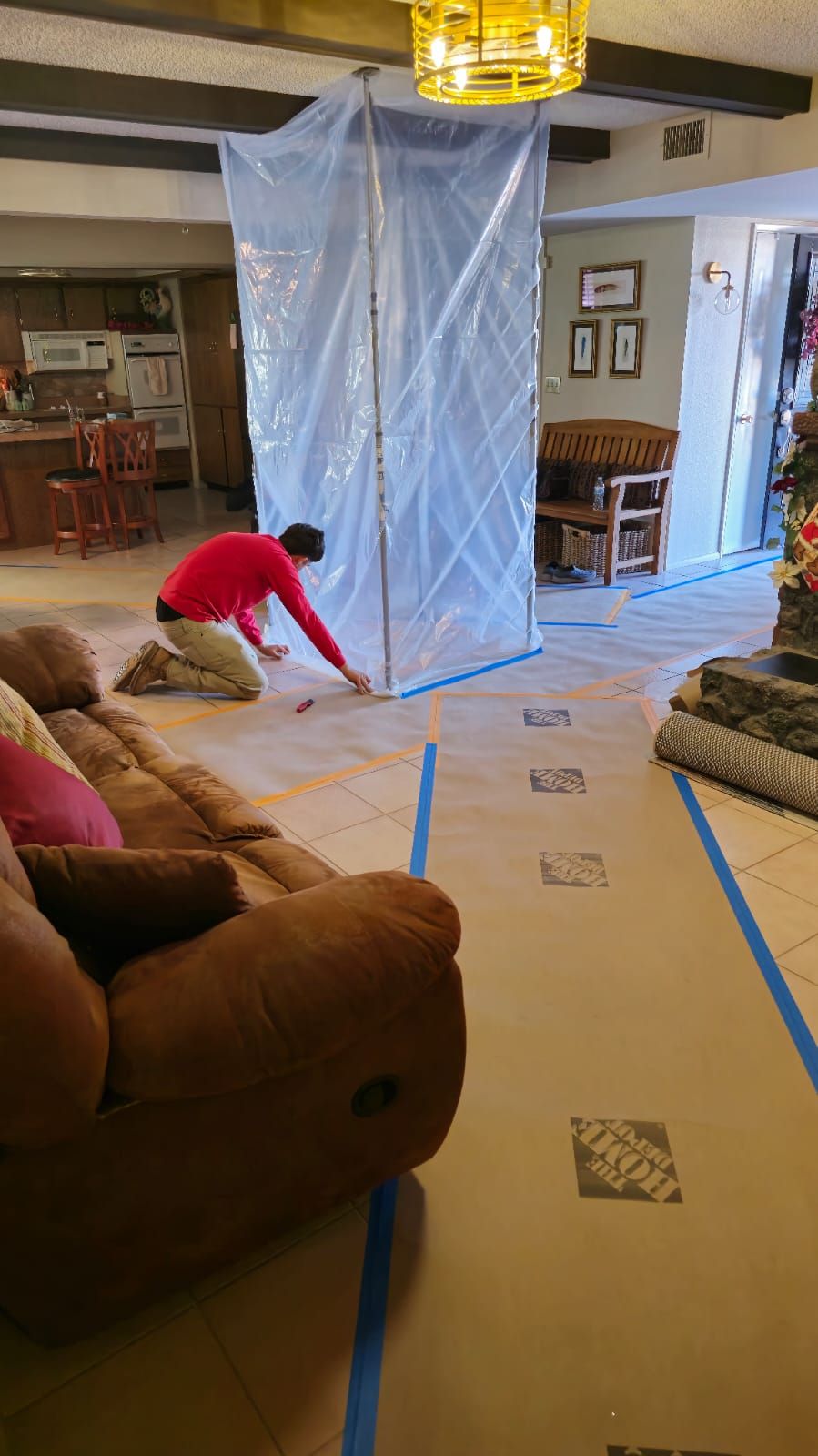 Setting up containment 