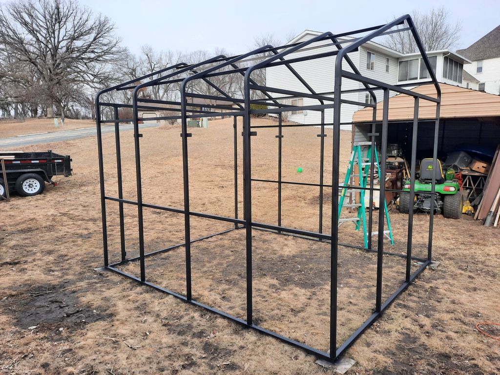 steel shed structure