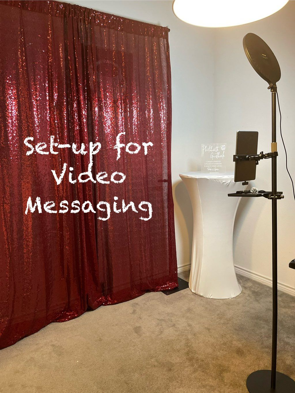 Leave a special video message, a funny memory or a