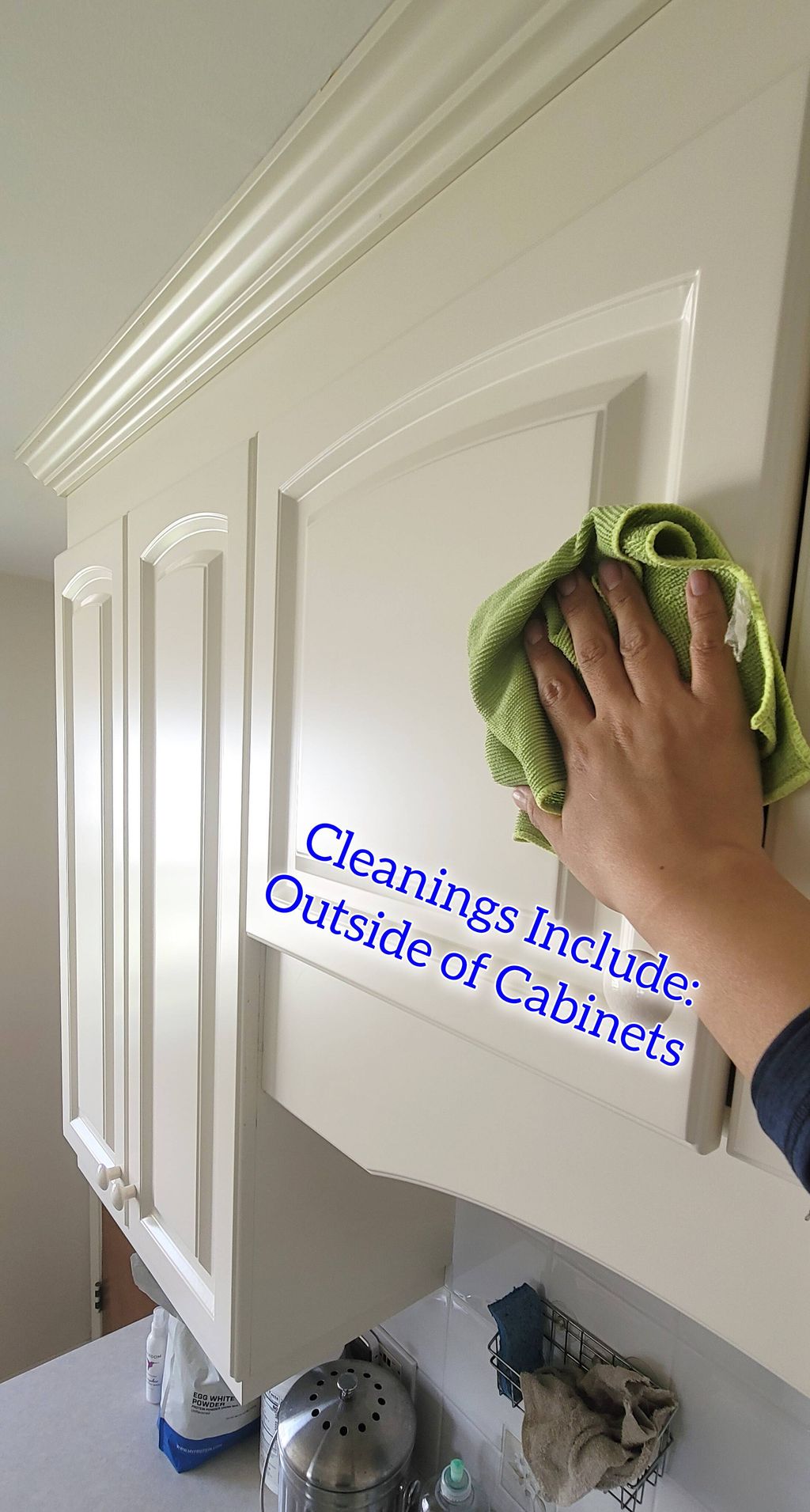 Cleanings Include Outside of Cabinets 