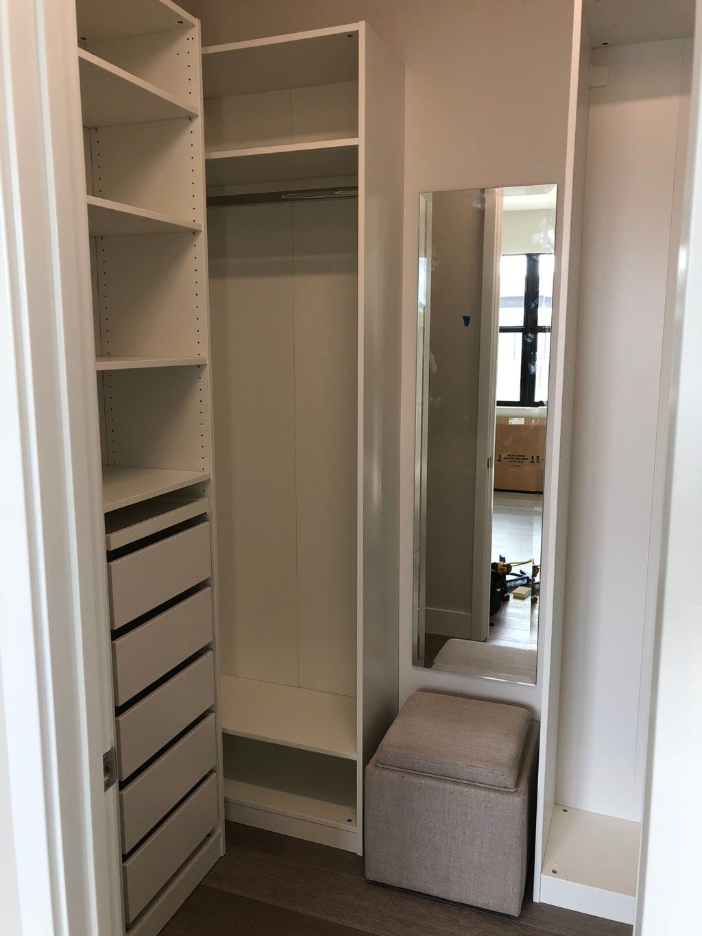 IKEA Closet installation 