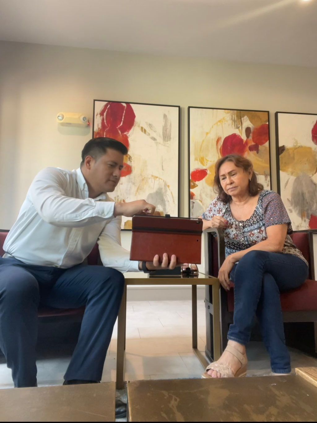 Helping a client build her personalized financial 