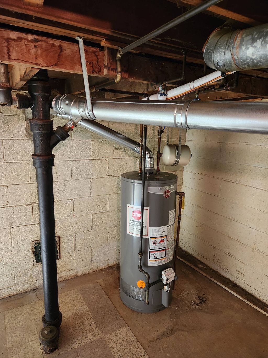 Water heater install