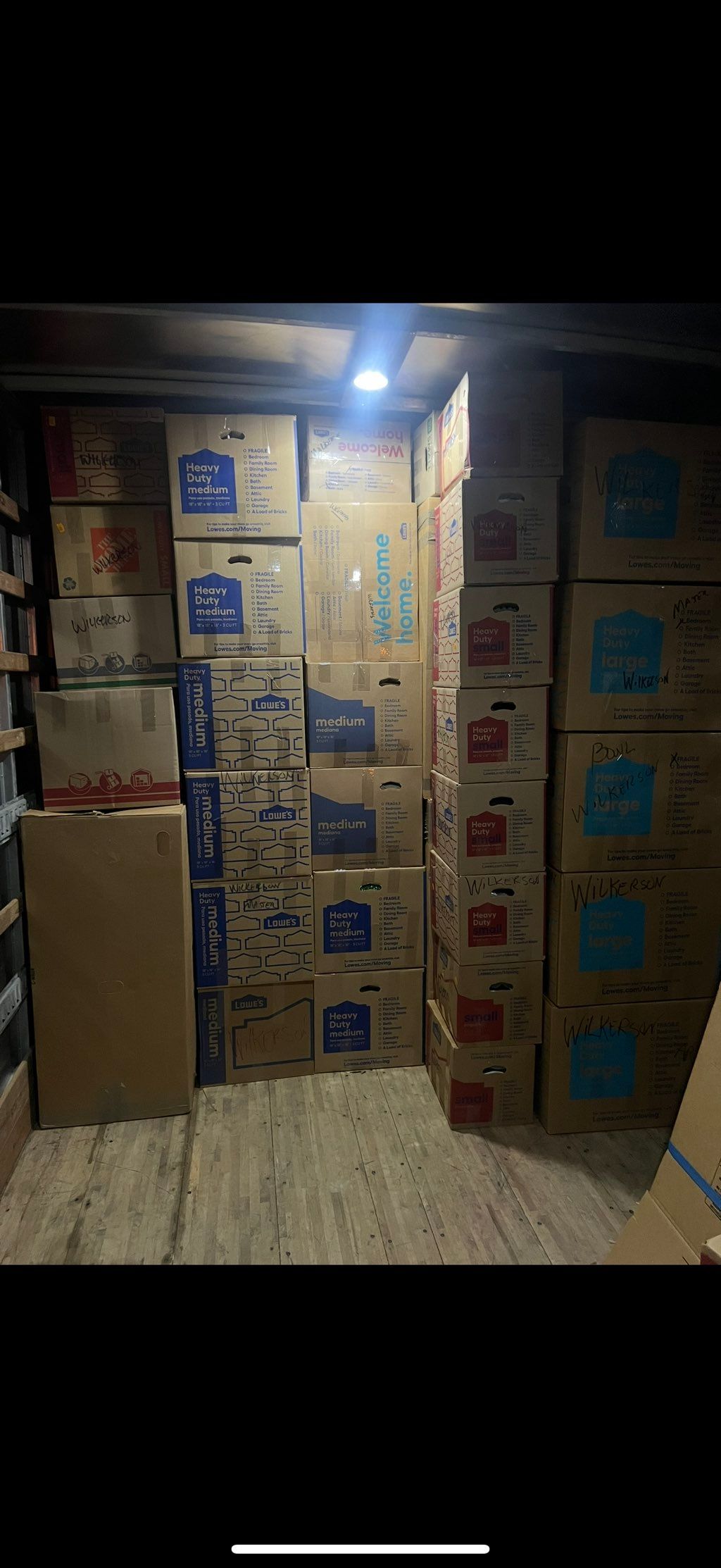 Packing and moving 