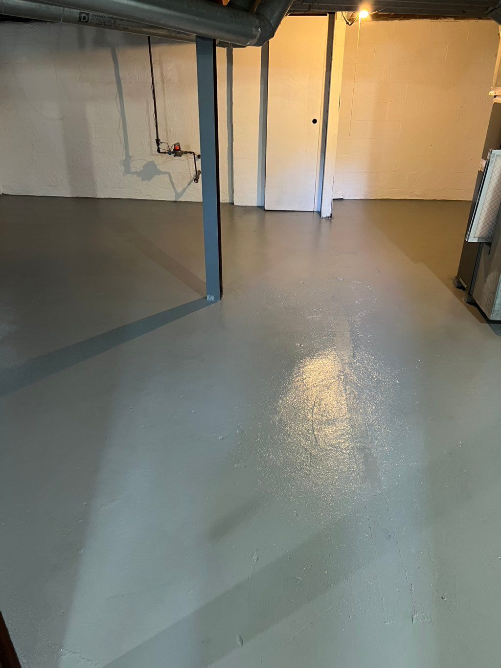 After floor painting 