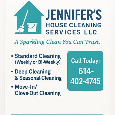 Avatar for JENNIFER'S HOUSE CLEANING SERVICES LLC