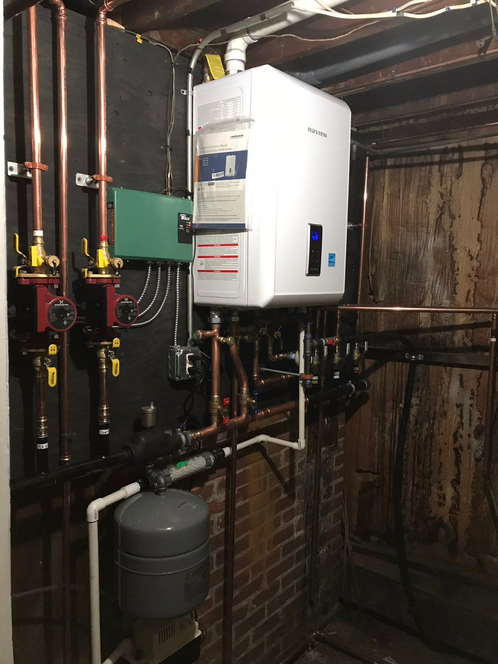 Combi boiler swap.