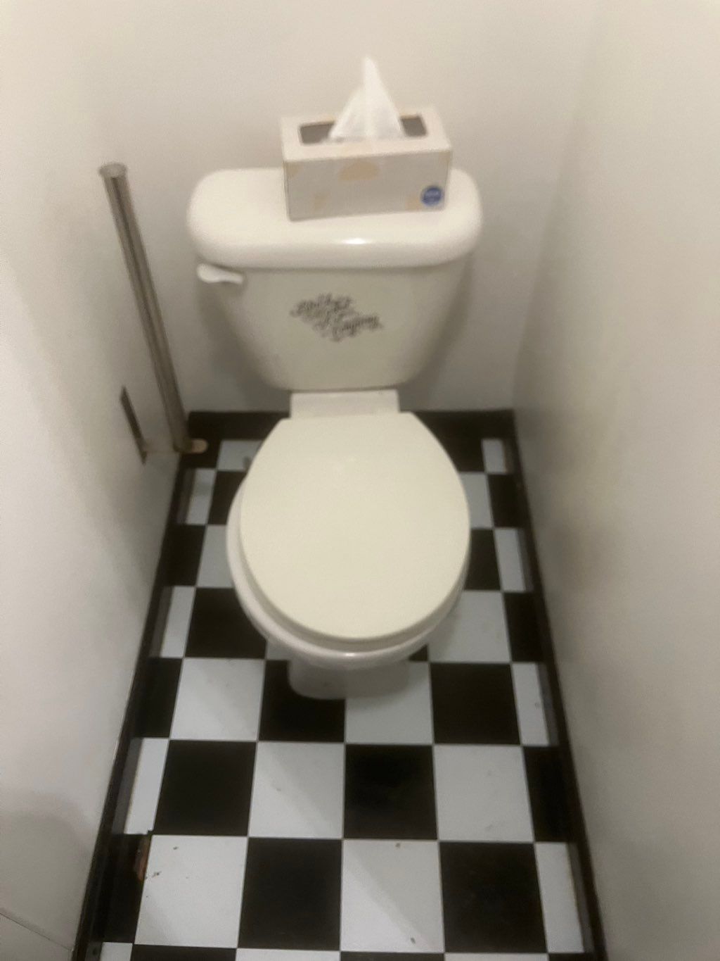 Toilet and floor installation 