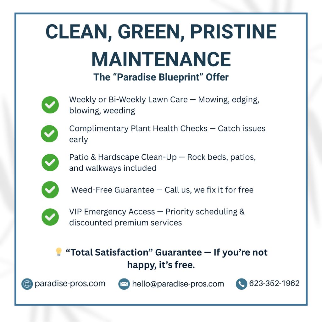 We got your maintenance covered as well