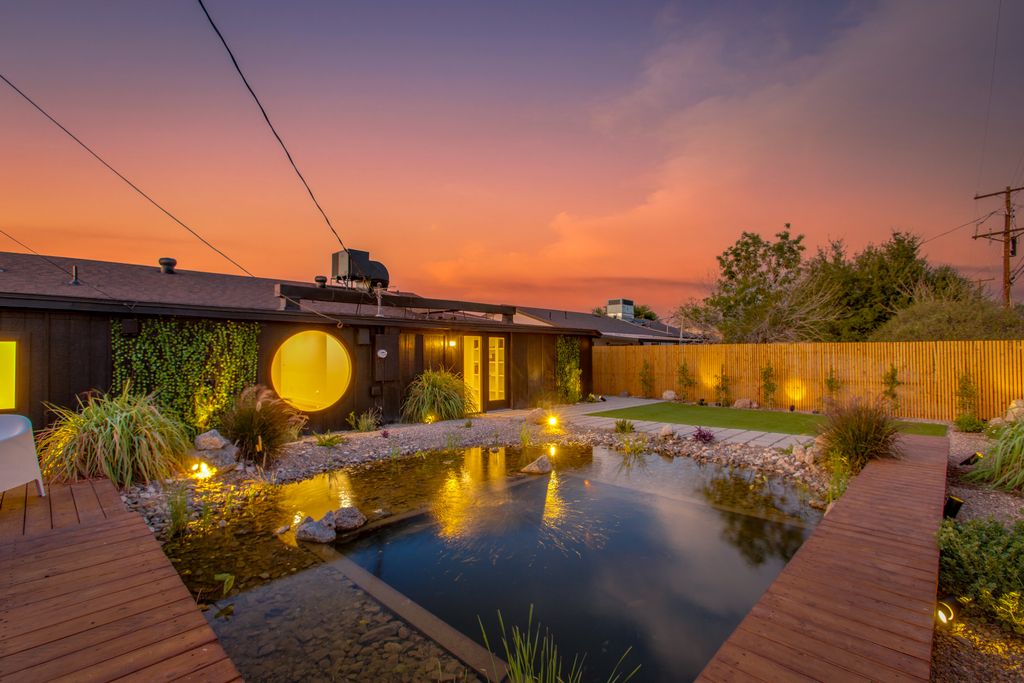 Landscape back, full home remodel, custom portal w