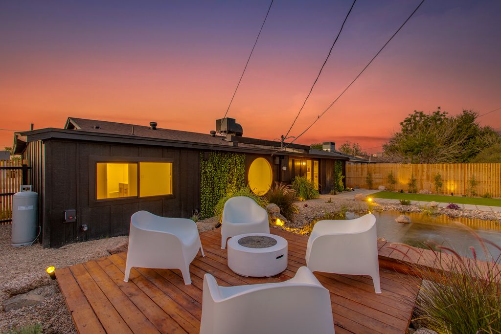 Landscape back, full home remodel, custom portal w