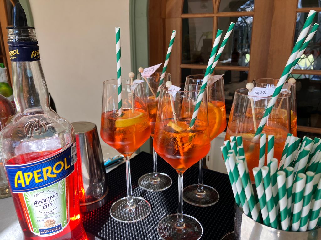 Rosso e verde. Il vero Aperol Spritz