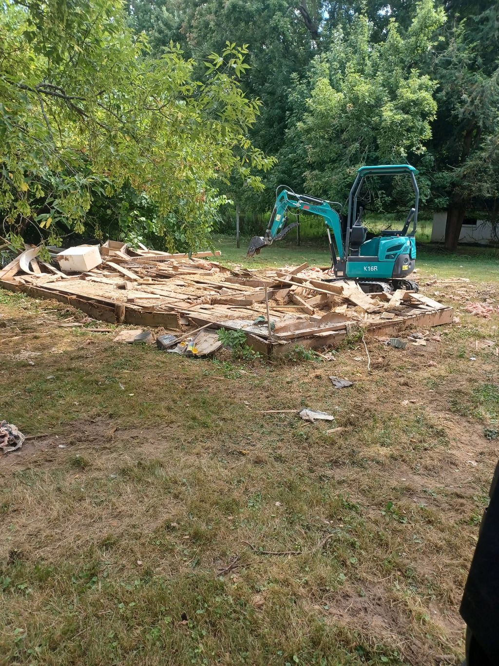 cont. demolition and removal. 